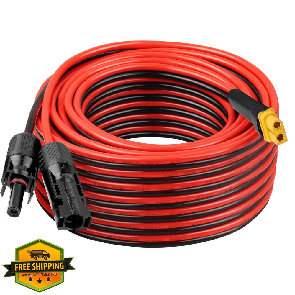 Kimbluth 10AWG 40FT XT60 Solar Cable