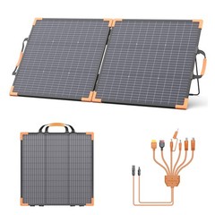 MHPOWOS 100W 200W 400W ETFE Bifacial Solar Panel Waterproof IP68 for Camping