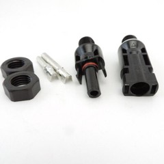 For Photovoltaic Solar Panel Connector Chassis Mount Plug Connector Waterproof