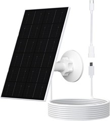 USB Solar Panel for Security Camera, 4W Solar Charger for Rechargeable Batter…