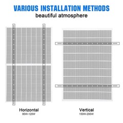 Adjustable Solar Panel Mount Brackets – 2 Sets, 45″ with Foldable Tilt Legs for
