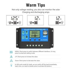 12Volt 300W Solar Panels30A Controller Charging Dual USB Solar Power Charger