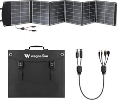 Wagnation Portable Solar Panel Foldable for Phone Laptop Power Station 200W/400W