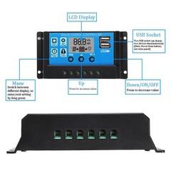30W Solar Panel 12V 30 Watt Mono Caravan Camping Power Charging Battery Charger