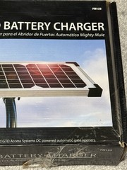 Genuine Mighty Mule Solar Panel Gate Opener FM123 10 Watt Solar Panel – Unused