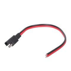 SAE Plugs to 2Pin Cable 30cm/100cm Power Wire with Tinned Ends for DC12/24V