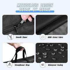 Durable Dustproof Solar Panel Carry Case – 600D Oxford Fabric, Black 21.7»