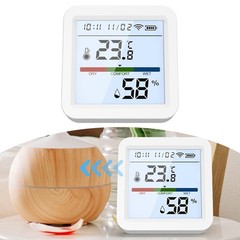 For Tuya Smart WiFi Temperature Humidity Sensor Hygrometer Thermometer