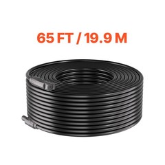 Uimoso 65 ft 10 AWG Solar Extension Cable with Connectors for Solar Panels