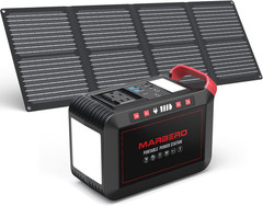 237Wh Solar Generator with Solar Panel Included Portable Power Station 300W Pure