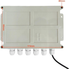 Dual-Axis Solar Tracker Controller Kit – Auto Sun Tracking with LCD, Wind Sensor