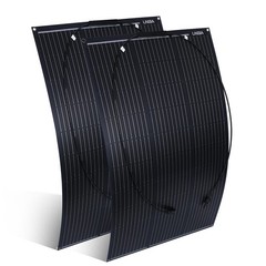 200W Portable Flexible Monocrystalline Solar Panel for Home/Caravan/RV/Boat/Van
