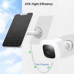 Eufy Solar Panel for Eufycam 3/3C/2C/Pro/2/E20/E40/E/S40/S2 – 4W Charging