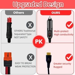 12V/24V XT60 Car Charger Suitable for Ecoflow Delta/River Car Charging Cable Car