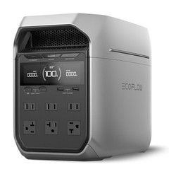 Portable Power Station DELTA 3 Plus- 1800W AC/140W USB-C Output Solar Generator