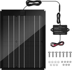 Zuomeng 15W Solar Charger Maintainer for 12V Lead Acid Battery