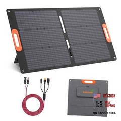 Portable Solar Panel, IP67 Waterproof ETFE One-Piece Lamination, 23.5% 100W
