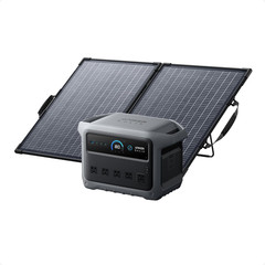 Anker SOLIX C1000 Gen 2 Portable Power Station with 100W Bifacial Solar Panel, 2
