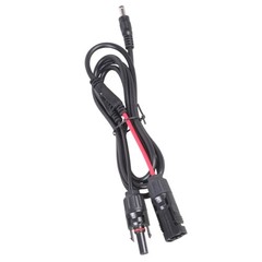 Solar Panel Connectors to Adapter Cable Power Plug 5.5mmx2.1mm Converters