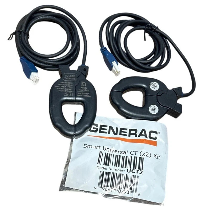 2 New Open Box Generac Smart Universal CTs Kit UCT2 Solar Panel Monitoring