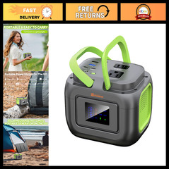 120W Portable Power Station, 97.6Wh Backup Battery Pack for Camping, Travel & RV