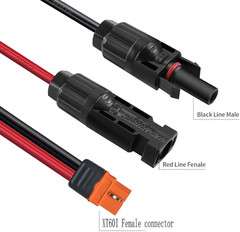 Solar Charge Cable Solar Connector to Xt60I Adapter Connector Connecting Solar P