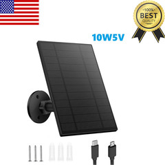 10W 5V Solar Battery Charger For Security Camera Portable Solar Power Panel