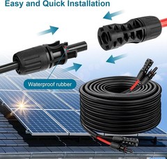 8AWG Solar Wire 20FT – 2 Pack, Waterproof, Heat Resistant, RV/Boat Use