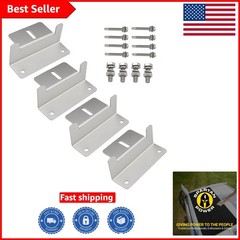 Silver Solar Panel Z Bracket Mount – Easy Installation, Lightweight & Rust-Proof