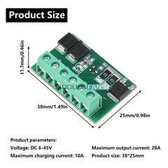 10* DC 6-45V Solar Street Light Control Circuit Board LED Auto Solar Light Drive