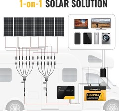 Extra Long Solar Branch PV Cable Connectors