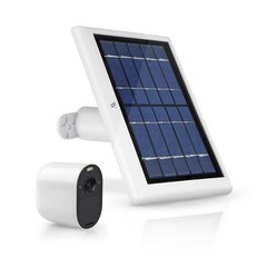 Wasserstein Solar Panel for Arlo Essential Spotlight Camera XL 2nd Gen White
