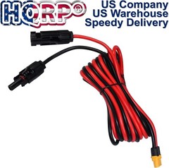 10Ft Solar Connector to XT60 Charge Cable for Solar Panel, RV, Solar Generator