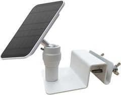 Stainless Steel Universal Solar Panel Gutter Mount for Eufy, Arlo, Wyze, Reol…