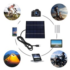 Solar Charging Panel 1.5W 5V Type C Port Waterproof Phone Mini Solar Panel KIT