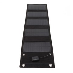 Solar Panel Foldable Waterproof 15W Portable Solar Cell Charger With USB Po KWZK