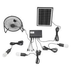 Portable Solar Power Panel Generator Kit Camping Battery Pack Power Station