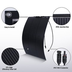200W 400 Watt Flexible Solar Panel 18V Mono for Home RV Rooftop Camping Off-Grid