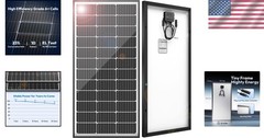 Easy Installation 100W Solar Panel with Junction Box
