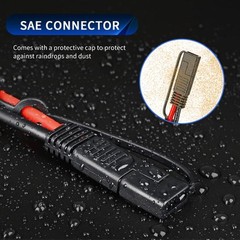 10AWG SAE Y Splitter Cable SAE Quick Disconnect Connector, 1 to 2 SAE to SAE …