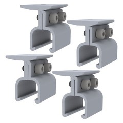 Standing Seam Clamp for Solar Panels on Sheet Metal Roofs Aluminum Alloy 1/4Pcs