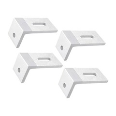 10Pcs Solar Panel Mounting Brackets Replacement L Foot Solar Mount Enduring