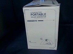 Beige Lithium Battery Portable Power Station Solar Generator