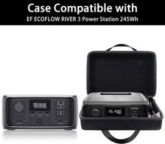 Travel Case EVA Waterproof Dustproof for Portable Power Station RIVER 3