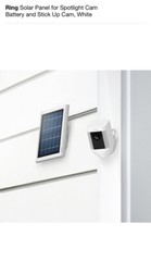 Ring Solar Panel Compatible with Spotlight Cam Battery & Stick Up Cam Battery