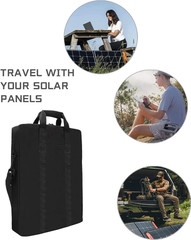 Padded Utility Solar Panel Bag,For Jackery 100 Watt Solar Panel,Double Layer Des