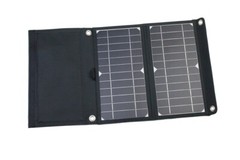 Monocrystalline Portable 15W / 5V USB Solar Panel Folding Camping Fishing