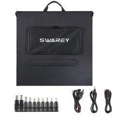 SWAREY 100W Foldable Solar Panel Portable Solar Charger for Outdoor Camping