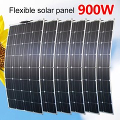 900 Watt Mono Solar Panel Kit 12V RV Camping Marine Home off-grid Battery Charge