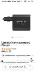 EcoFlow Smart Auto Battery Charger Portable Cars & Devices, Brand New, Sealed